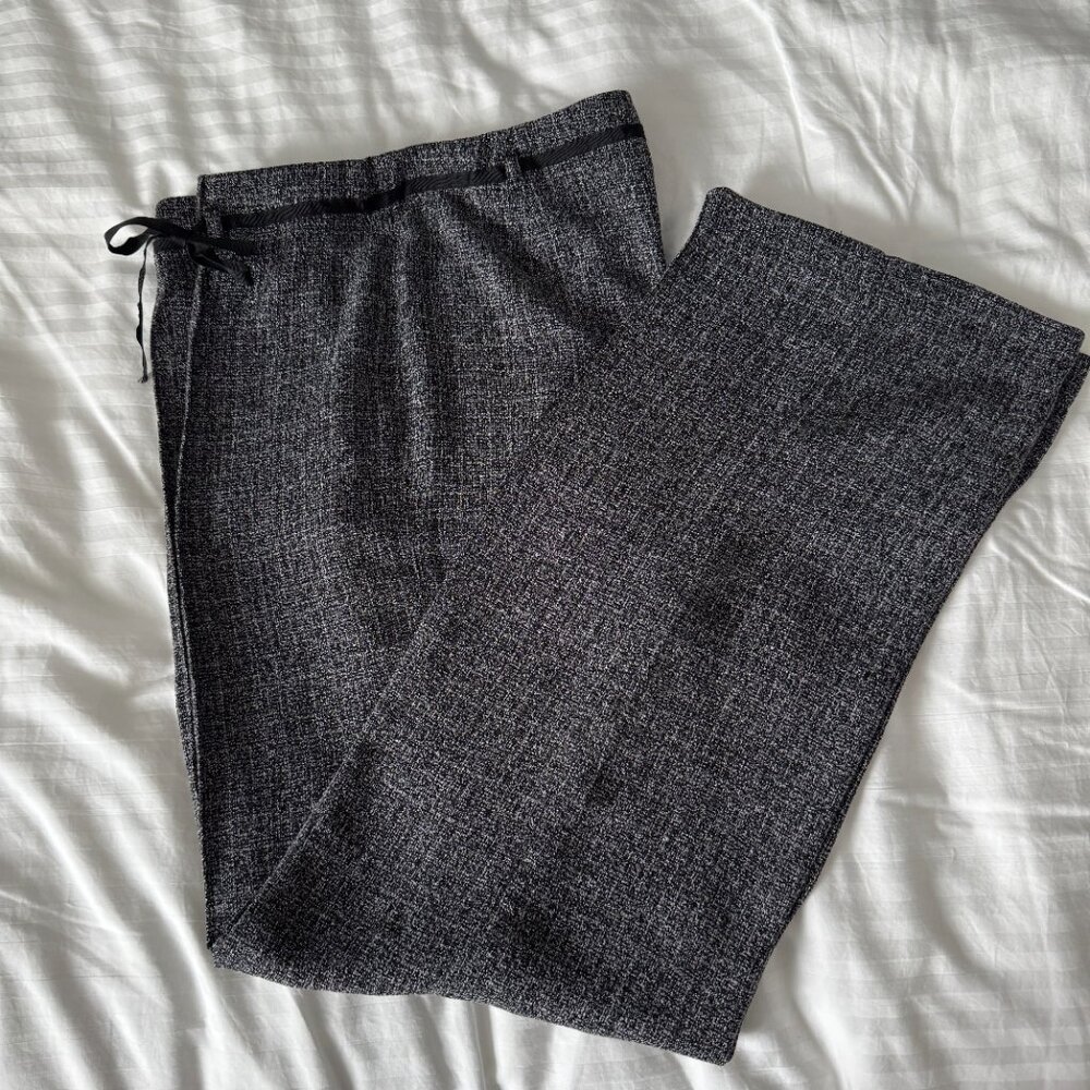 George - Black/ White Trouser